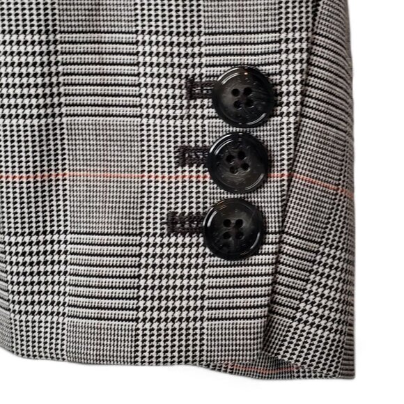 Talbots Gray Plaid Blazer - Picture 4 of 6